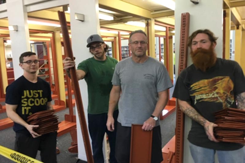 GEO Reentry’s ADAPPT participants volunteer at Reading library