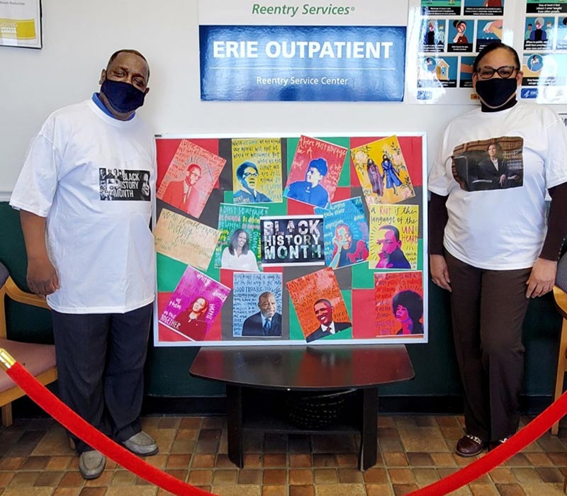 Erie Outpatient Reentry Service Center recognizes Black History Month
