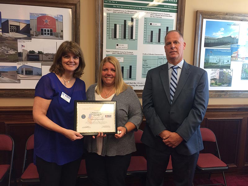 Talbot Hall’s program coordinator receives Patriot Award