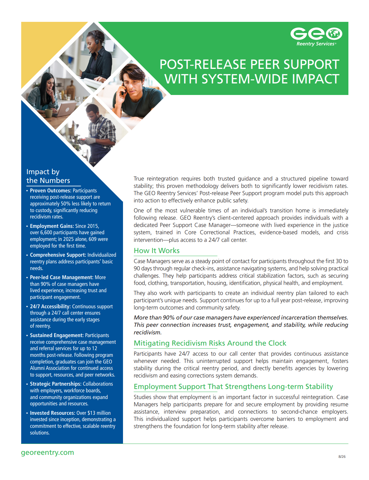 Download the Post-release Call Center fact sheet