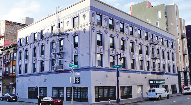 Exterior of the Taylor Street Residential Reentry Center